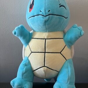 Blue and Cream Plush Turtle Toy